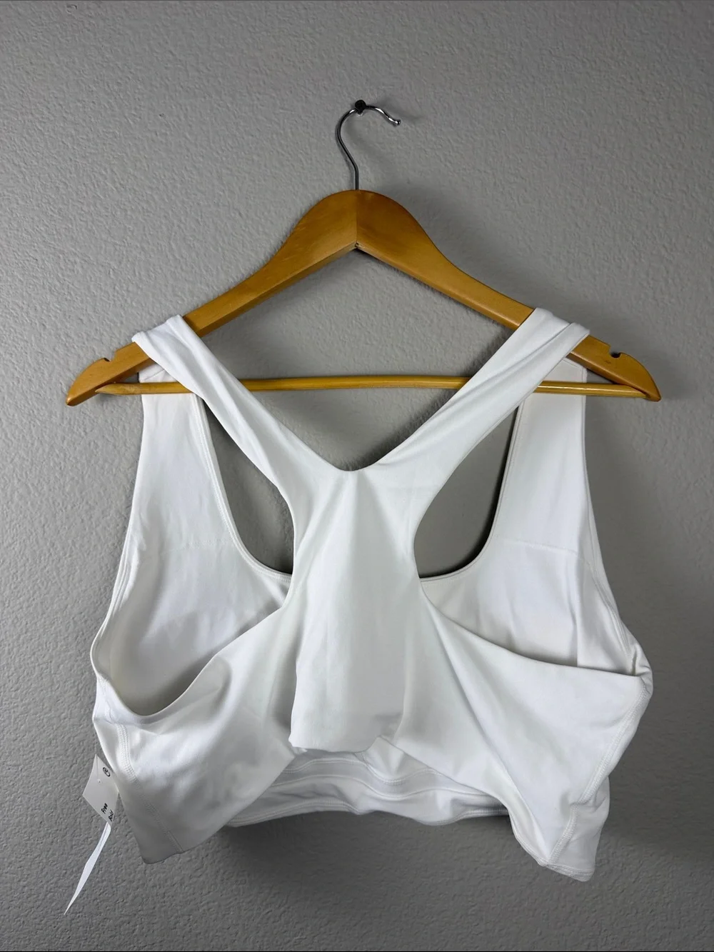 White Racerback Sports Bra - Women Intimates & Sleepwear